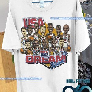 Vintage Style 1992 Basketball Shirt, 90s Dream Team Usa Basketball Shirt